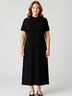 misook 100% Acrylic Black Casual Dress Size L - photo 2