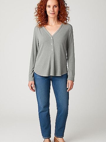 Amour Vert Long Sleeve Blouse (view 2)