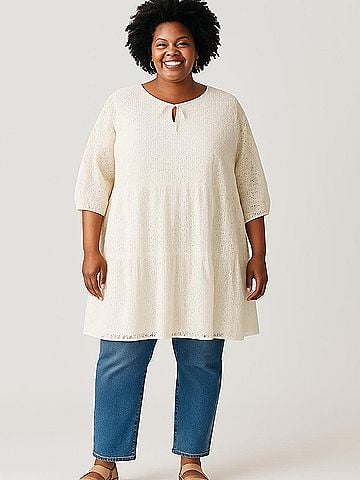 Ruby Rd. 3/4 Sleeve Blouse (view 2)
