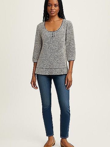 Juicy Couture 3/4 Sleeve Blouse (view 2)