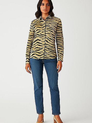 MICHAEL Michael Kors Long Sleeve Blouse (view 2)