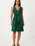 Moda International Tropical Teal Cocktail Dress Size S - photo 2