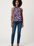 Tanya Taylor 100% Silk Purple Sleeveless Silk Top Size 8 - photo 2
