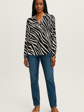 Anne Klein Long Sleeve Blouse (view 2)