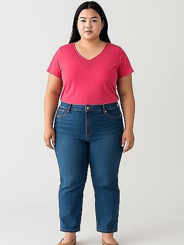 Jones New York Signature Short Sleeve Top (view 2)