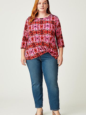 Ruby Rd. 3/4 Sleeve Blouse (view 2)