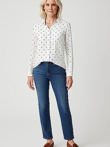 BeachLunchLounge Long Sleeve Blouse (view 2)