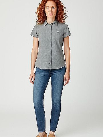 Eastern Mountain Sports Short Sleeve Blouse (view 2)