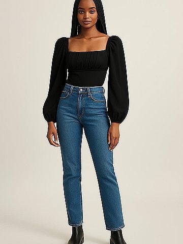 Princess Polly 3/4 Sleeve Blouse (view 2)