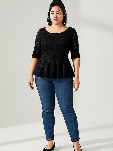 Free People 3/4 Sleeve Top (view 2)