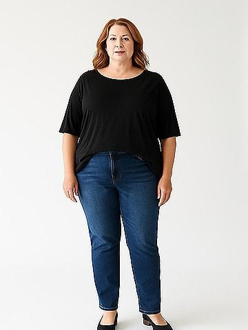 Kim & Cami 3/4 Sleeve Top (view 2)