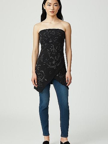 Nicole Miller Sleeveless Silk Top (view 2)