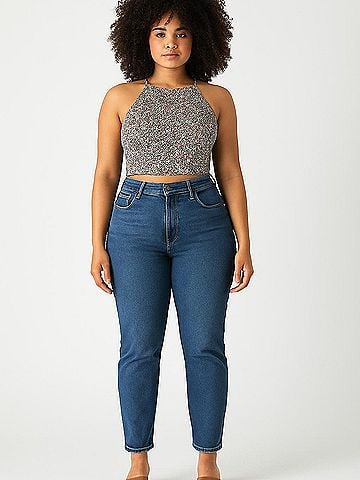 Pins and Needles Sleeveless Top (view 2)