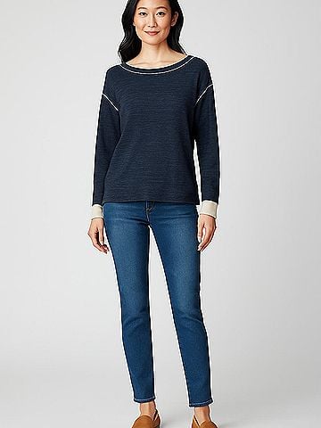 T by Talbots Long Sleeve Top (view 2)