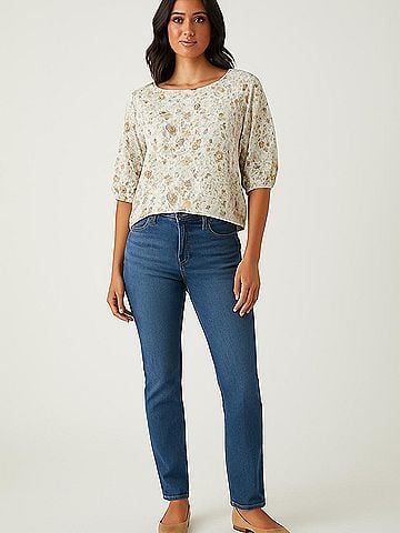 Emily Daniels Short Sleeve Blouse (view 2)