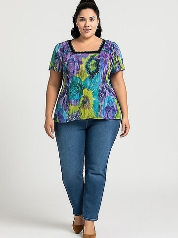 DressBarn Short Sleeve Blouse (view 2)