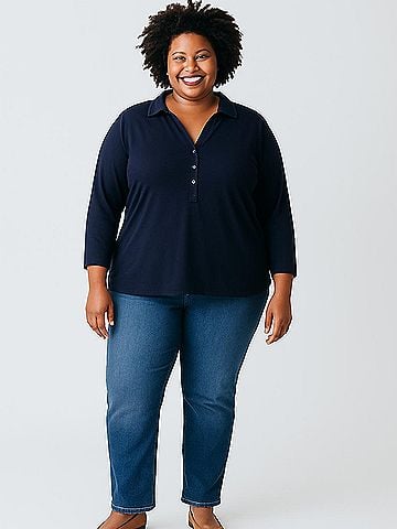 PREMISE 3/4 Sleeve Blouse (view 2)