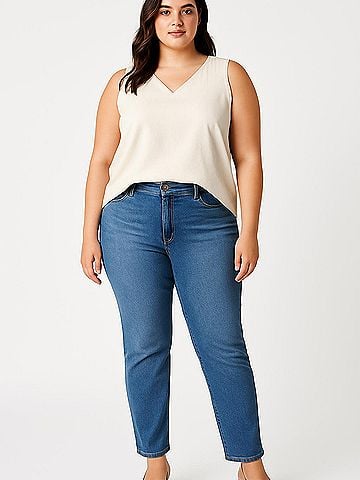 Perfect Peach Sleeveless Blouse (view 2)