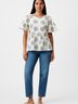 Eva Franco Silver Short Sleeve Blouse Size 6 - photo 2