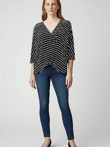 Akemi + Kin 3/4 Sleeve Blouse (view 2)