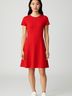 DKNY Jeans 100% Cotton Solid Red Casual Dress Size M - photo 2