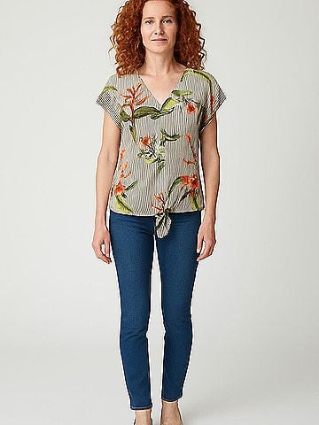 Sienna Sky Short Sleeve Blouse (view 2)