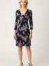 Boden Print Black Cocktail Dress Size 4 - photo 2