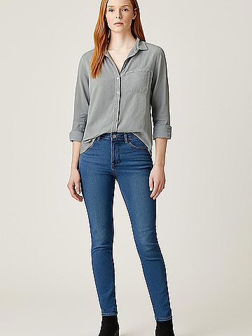 Cloth & Stone 3/4 Sleeve Button-Down Shirt (view 2)