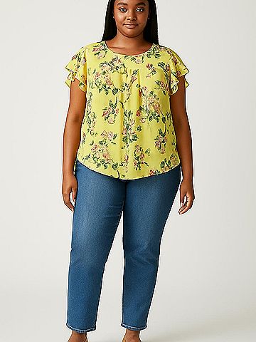 OLM Short Sleeve Blouse (view 2)