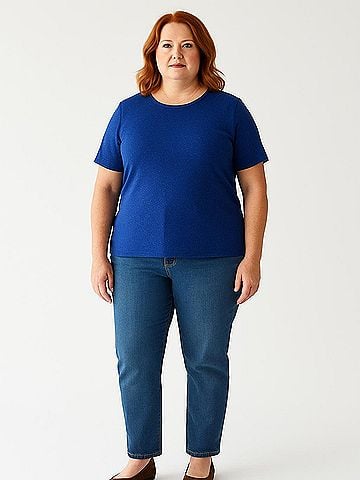 Carole Little Short Sleeve Silk Top (view 2)