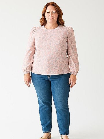 udel new york Long Sleeve Blouse (view 2)