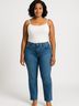 Allegra K 100% Polyester Ivory White Tube Top Size L - photo 2