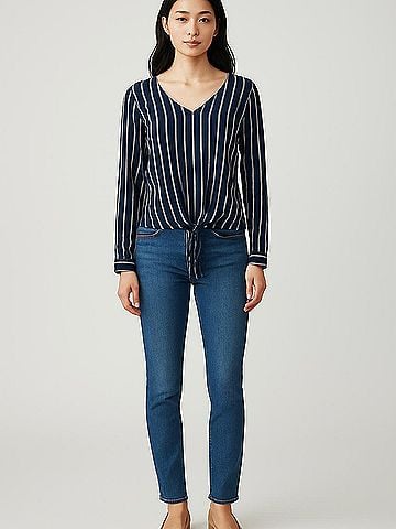 Mix by 41 Hawthorn Long Sleeve Blouse (view 2)