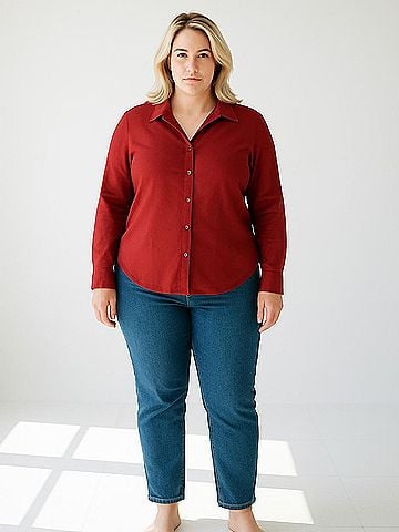 New York & Company Long Sleeve Blouse (view 2)