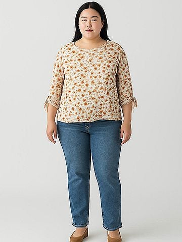 Papermoon 3/4 Sleeve Blouse (view 2)