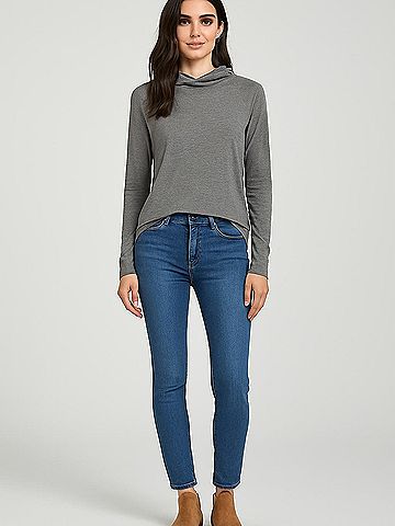Gap Fit Long Sleeve Turtleneck (view 2)