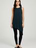 Becca Solid Teal Black Casual Dress Size XS - photo 2