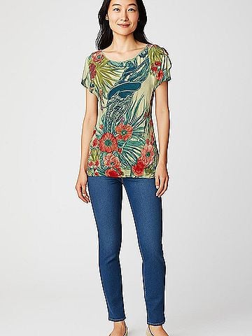DressBarn Short Sleeve Blouse (view 2)