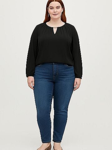 T Tahari Long Sleeve Blouse (view 2)