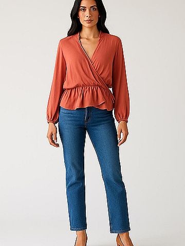 Marc New York Andrew Marc 3/4 Sleeve Blouse (view 2)