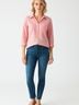 J.Crew Color Block Pink 3/4 Sleeve Button-Down Shirt Size 2 - photo 2