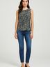 Ann Taylor Factory 100% Polyester Silver Sleeveless Blouse Size 8 - photo 2