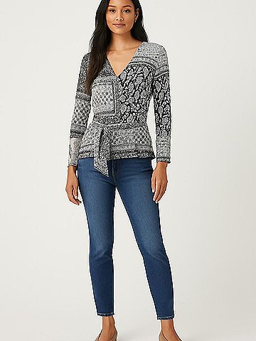 INC International Concepts Long Sleeve Blouse (view 2)