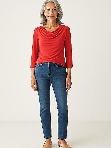Mi ami 3/4 Sleeve Top (view 2)