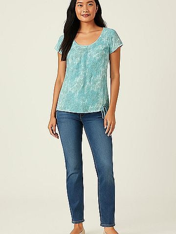 Ruff Hewn Short Sleeve Top (view 2)