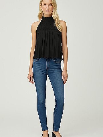 Cable & Gauge Sleeveless Blouse (view 2)