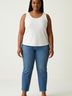 Belle By Kim Gravel White Sleeveless Blouse Size XL - photo 2