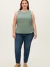 T by Talbots Green Sleeveless Blouse Size XL - photo 2