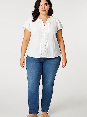 Unbranded Short Sleeve Blouse (view 2)