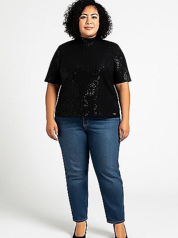 Anne Klein Short Sleeve Blouse (view 2)